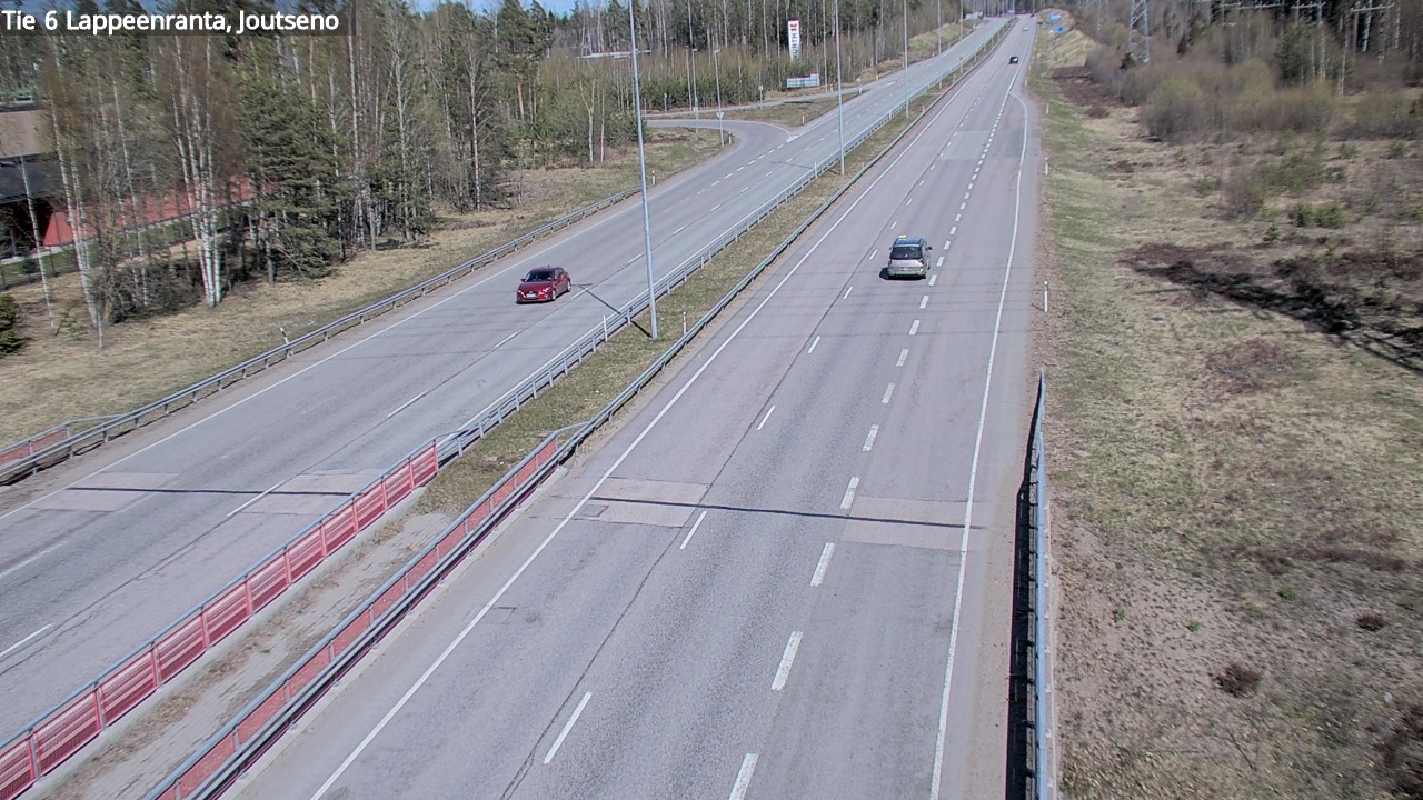 Weather Camera Image Väg 6 Villmanstrand, jotseno, Lappeenranta, Etelä-Karjala