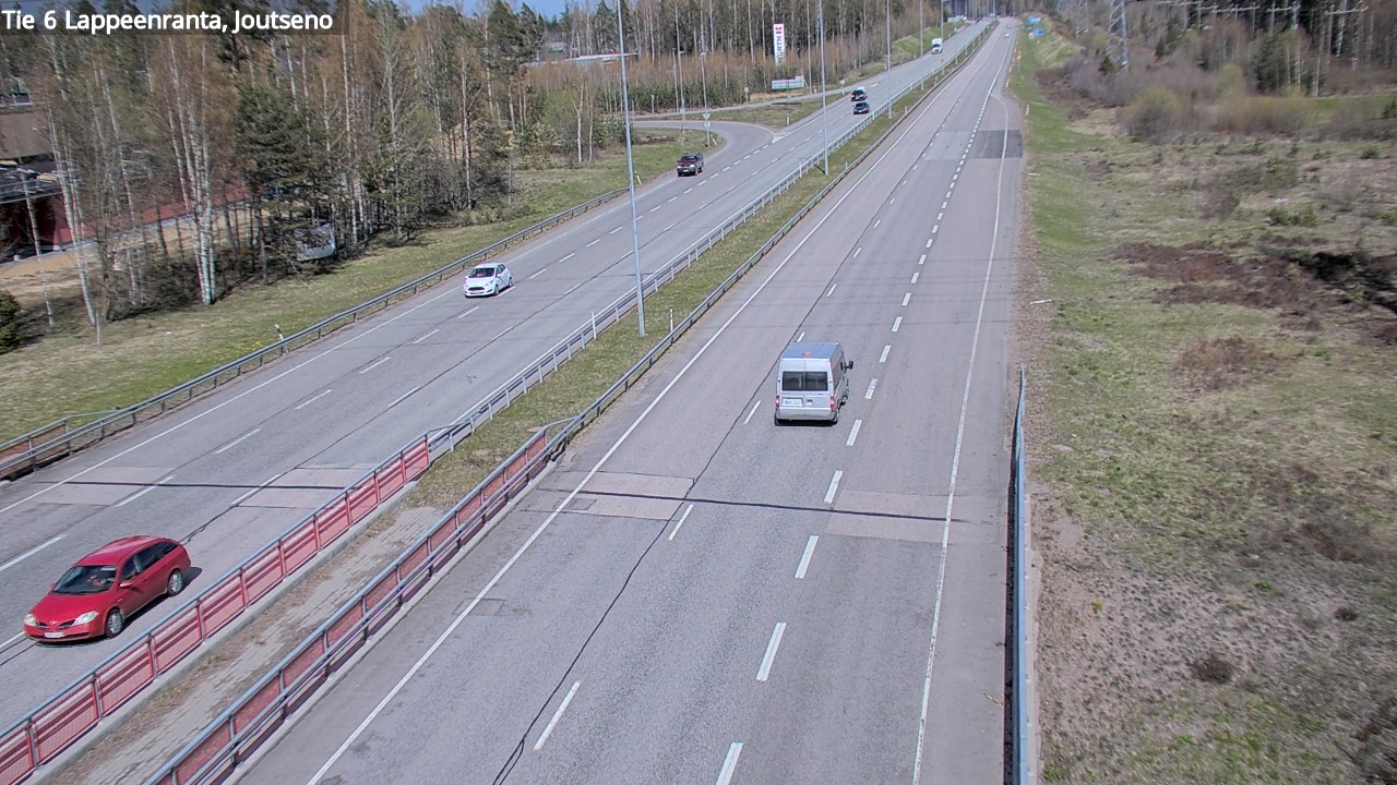 Weather Camera Image Road 6 Lappeenranta, Joutseno, Lappeenranta, Etelä-Karjala