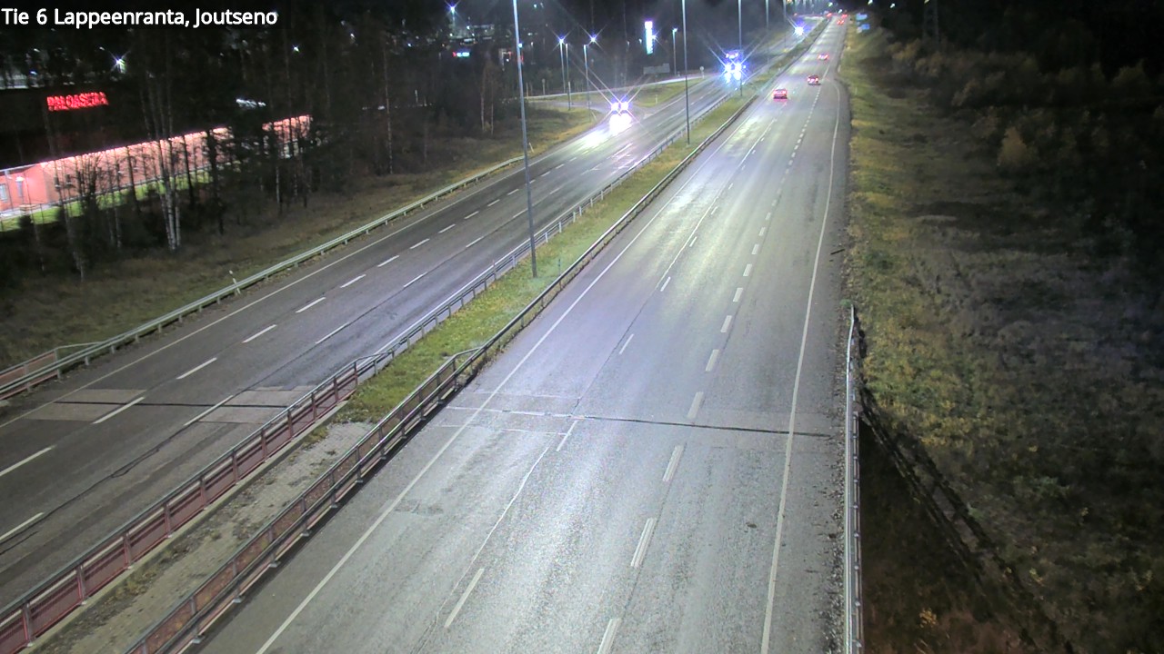 Weather Camera Image Road 6 Lappeenranta, Joutseno, Lappeenranta, Etelä-Karjala