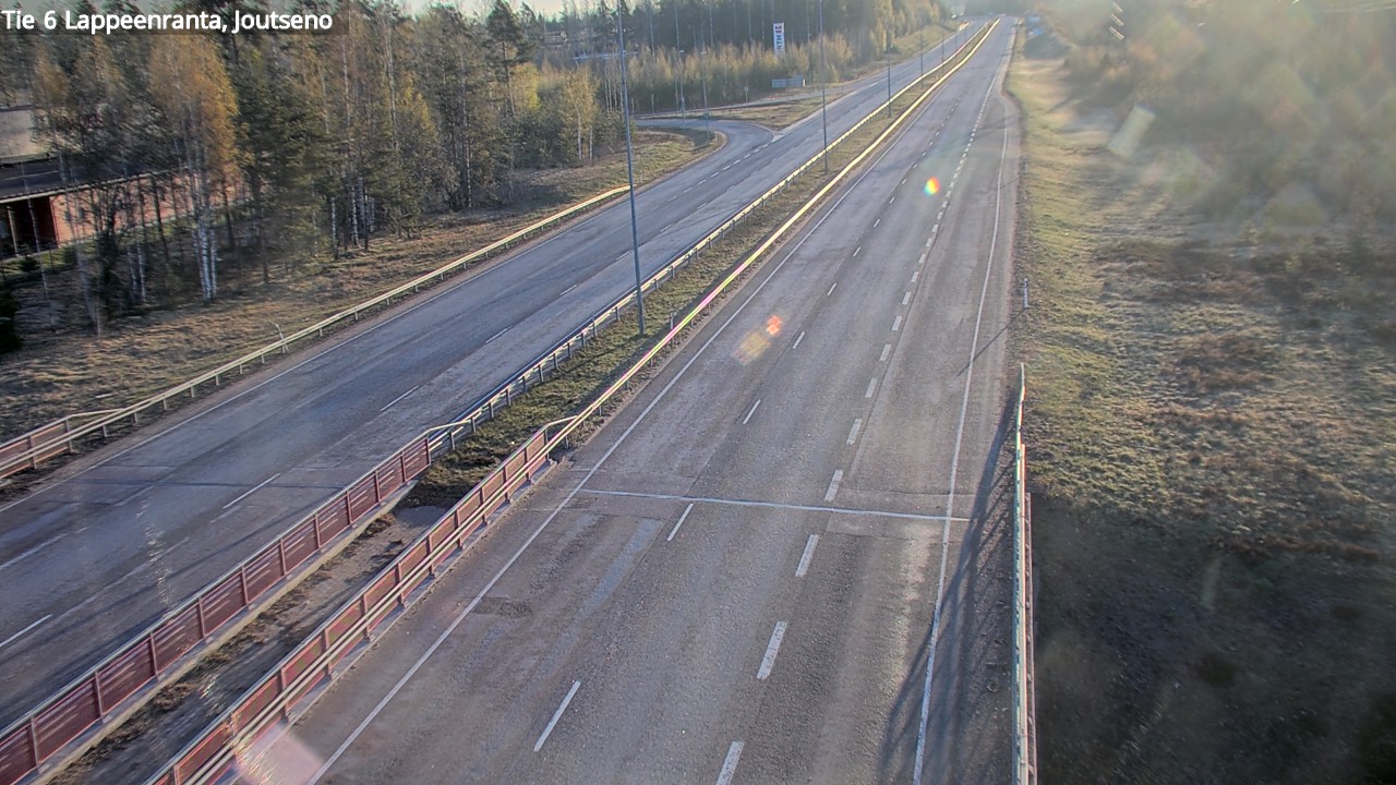 Weather Camera Image Väg 6 Villmanstrand, jotseno, Lappeenranta, Etelä-Karjala