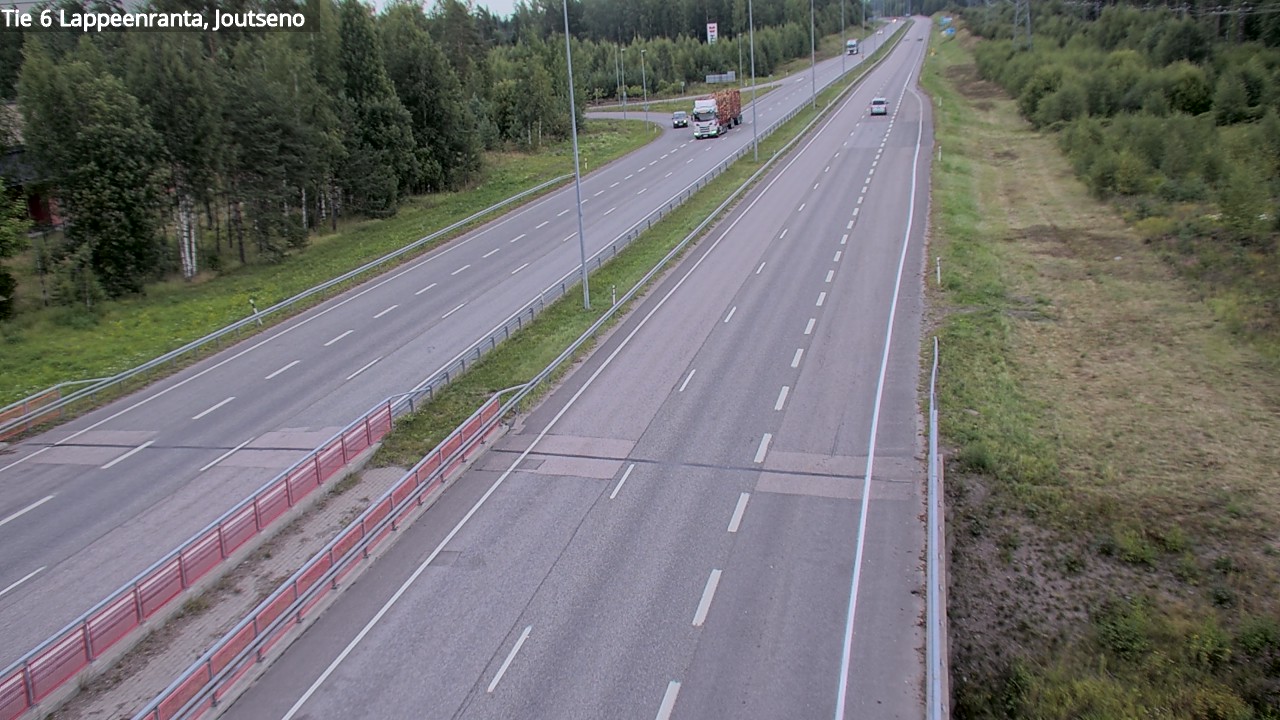 Weather Camera Image Road 6 Lappeenranta, Joutseno, Lappeenranta, Etelä-Karjala