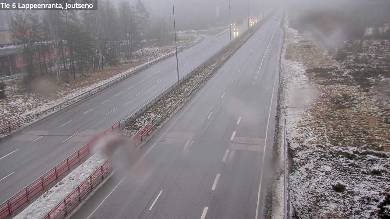 Weather Camera Image Väg 6 Villmanstrand, jotseno, Lappeenranta, Etelä-Karjala