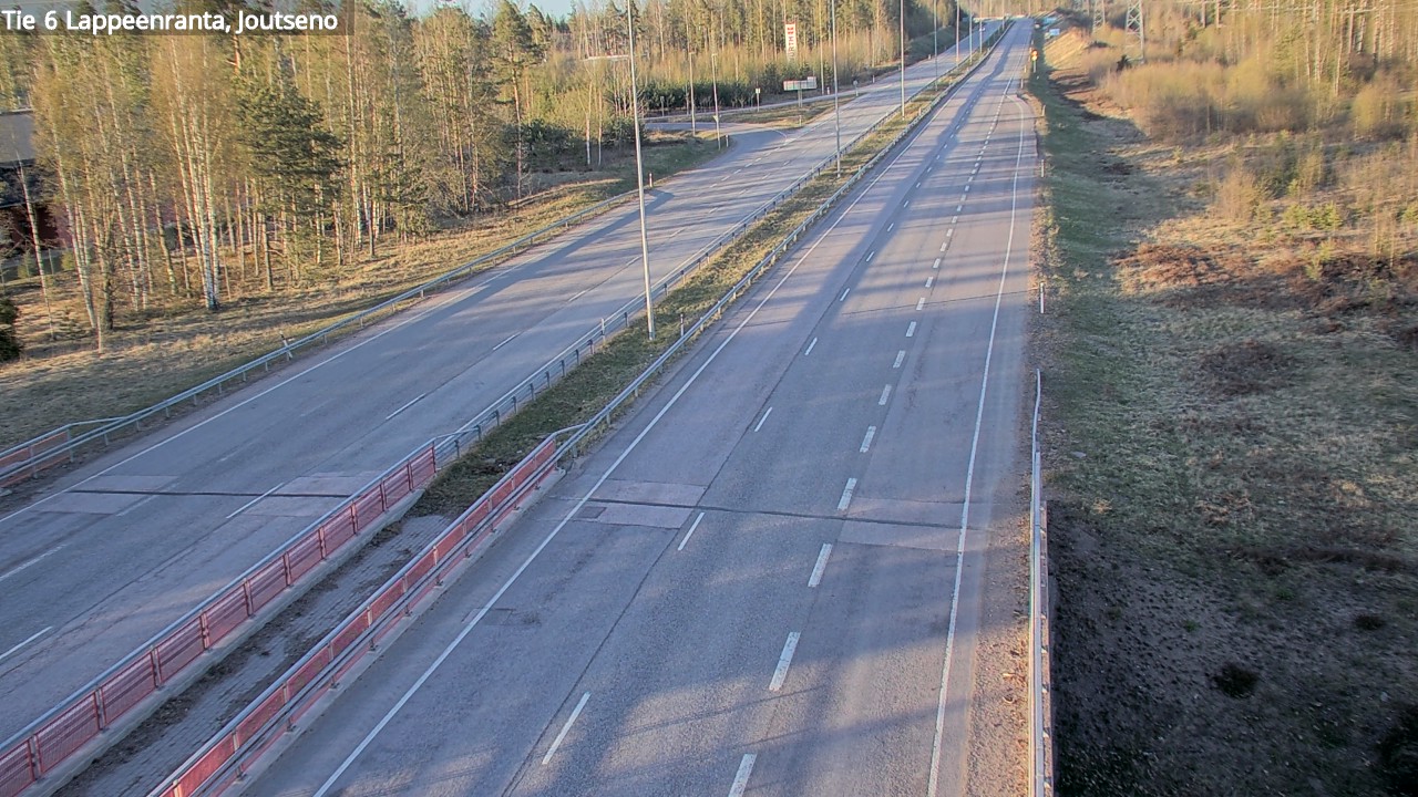 Weather Camera Image Väg 6 Villmanstrand, jotseno, Lappeenranta, Etelä-Karjala