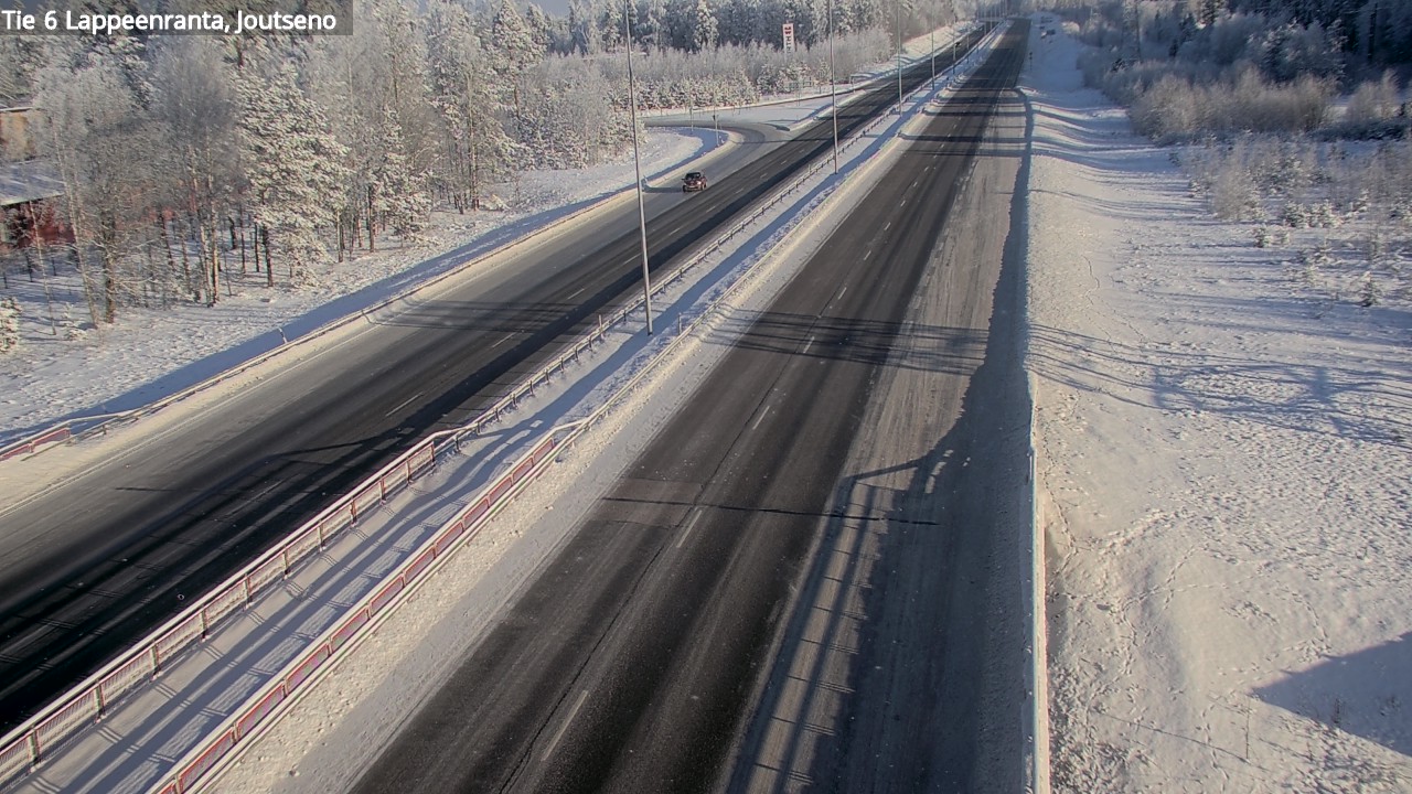 Weather Camera Image Road 6 Lappeenranta, Joutseno, Lappeenranta, Etelä-Karjala