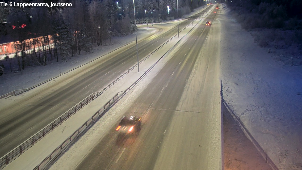 Weather Camera Image Road 6 Lappeenranta, Joutseno, Lappeenranta, Etelä-Karjala