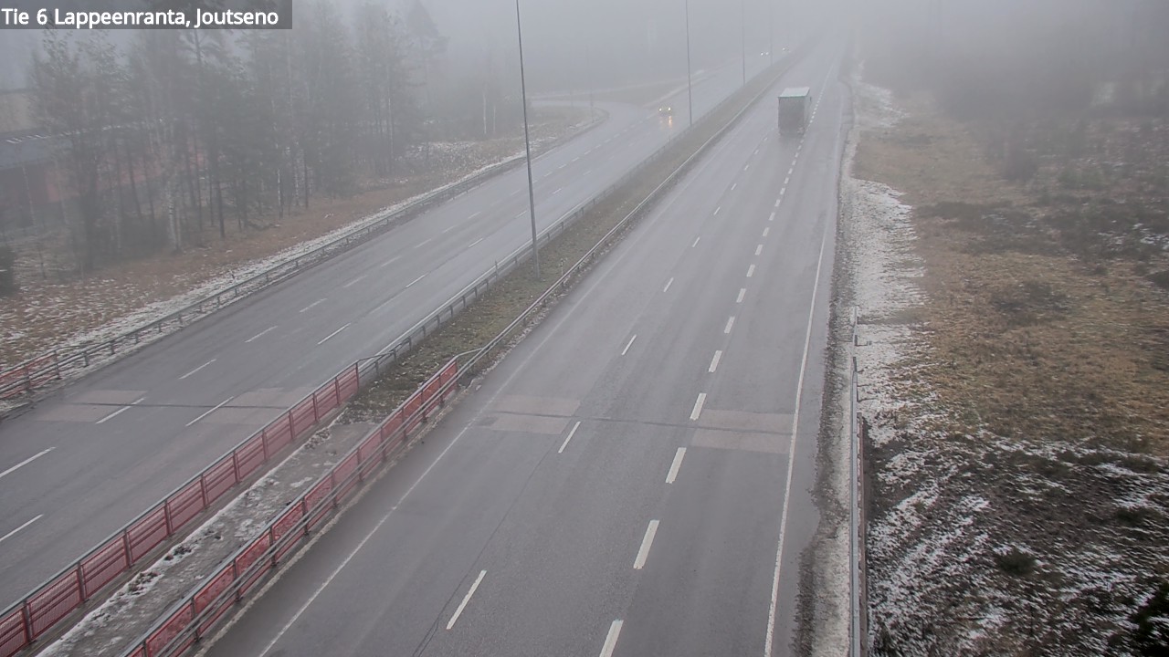 Weather Camera Image Väg 6 Villmanstrand, jotseno, Lappeenranta, Etelä-Karjala