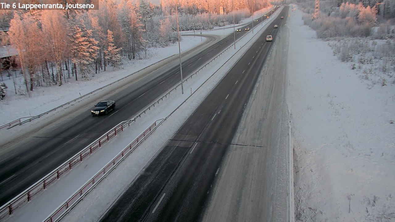 Weather Camera Image Road 6 Lappeenranta, Joutseno, Lappeenranta, Etelä-Karjala