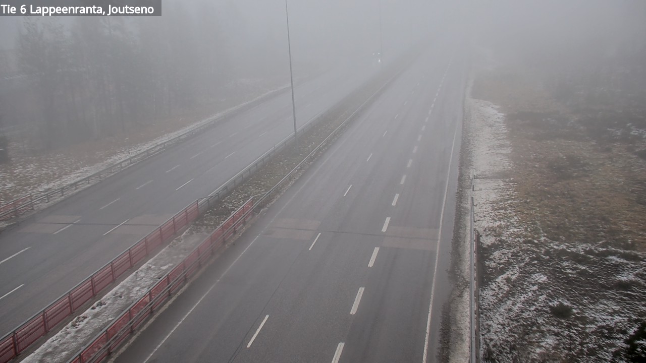 Weather Camera Image Väg 6 Villmanstrand, jotseno, Lappeenranta, Etelä-Karjala