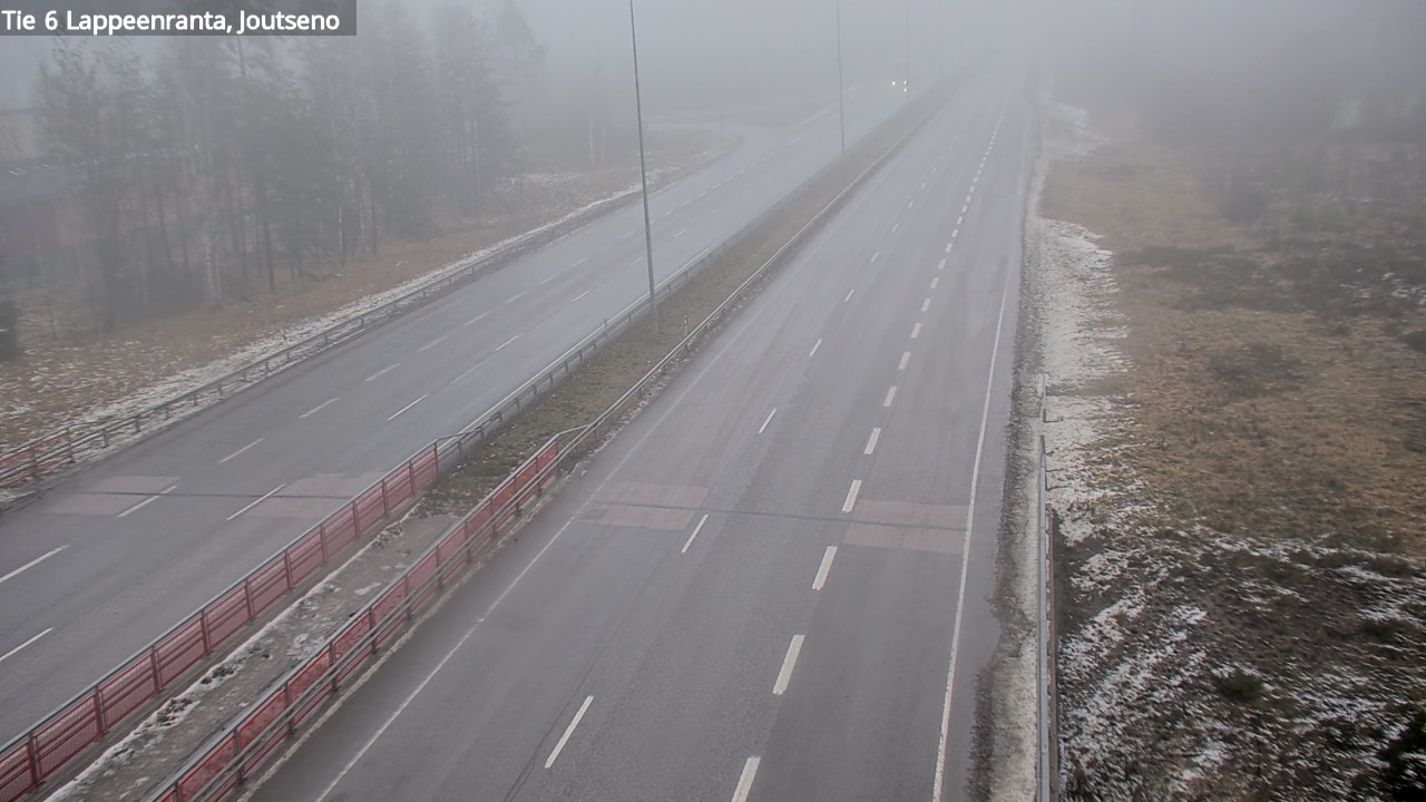 Weather Camera Image Väg 6 Villmanstrand, jotseno, Lappeenranta, Etelä-Karjala