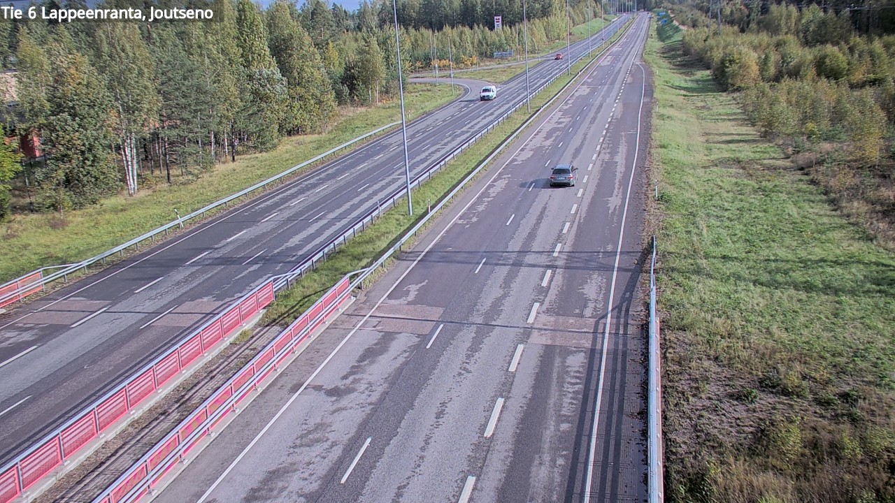 Weather Camera Image Road 6 Lappeenranta, Joutseno, Lappeenranta, Etelä-Karjala