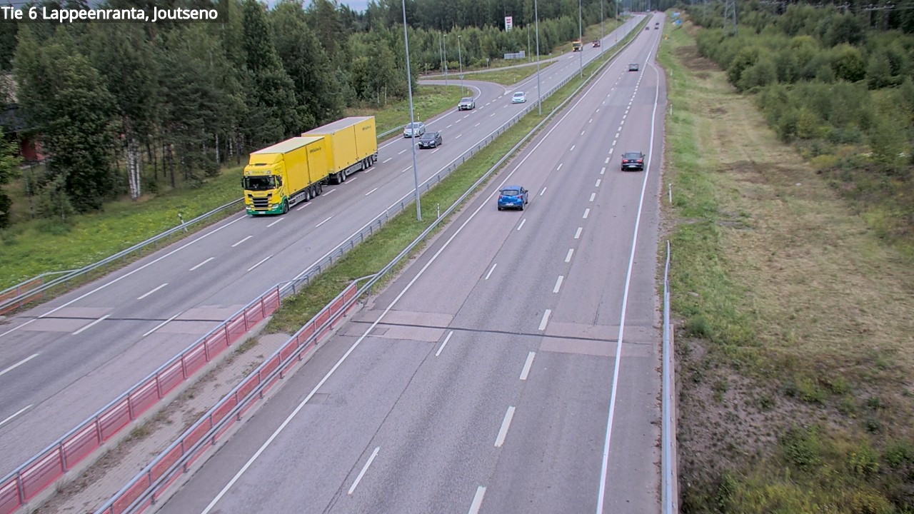 Weather Camera Image Väg 6 Villmanstrand, jotseno, Lappeenranta, Etelä-Karjala