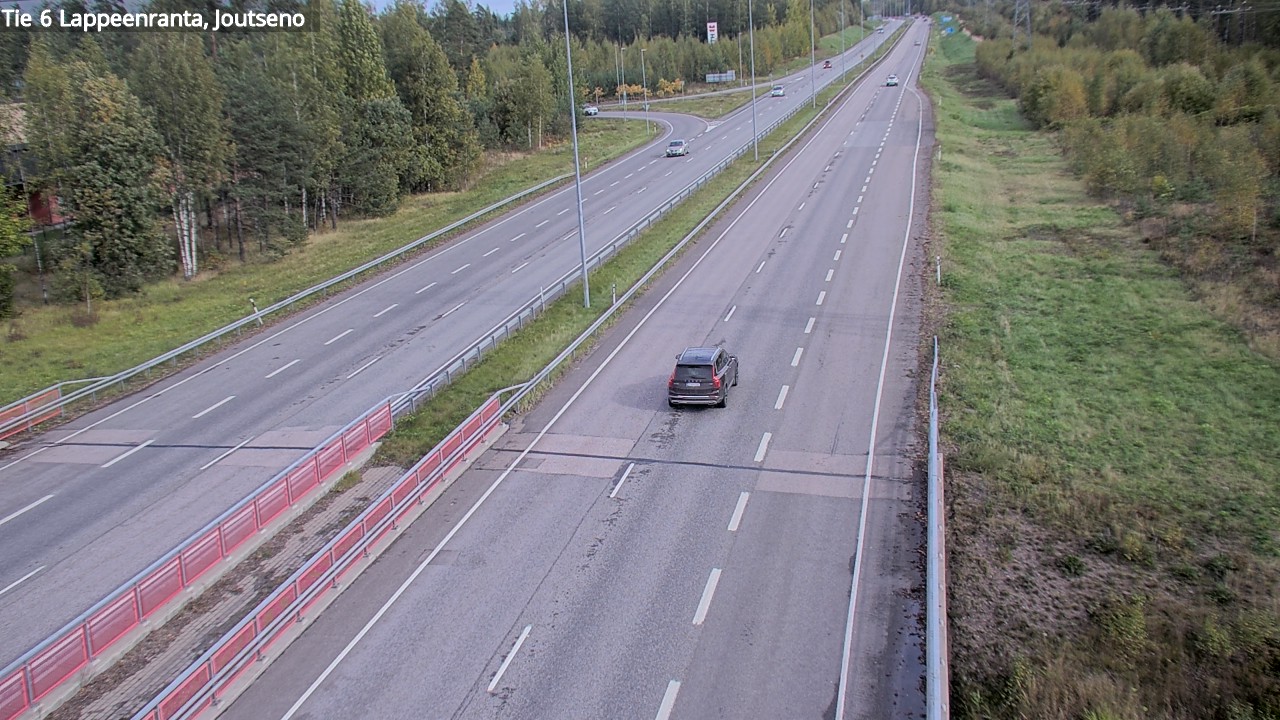 Weather Camera Image Road 6 Lappeenranta, Joutseno, Lappeenranta, Etelä-Karjala