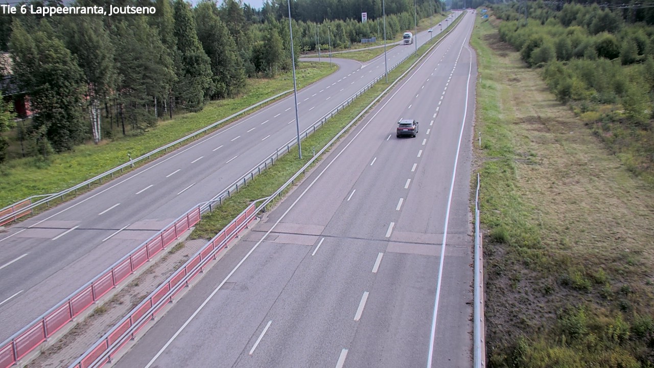 Weather Camera Image Road 6 Lappeenranta, Joutseno, Lappeenranta, Etelä-Karjala