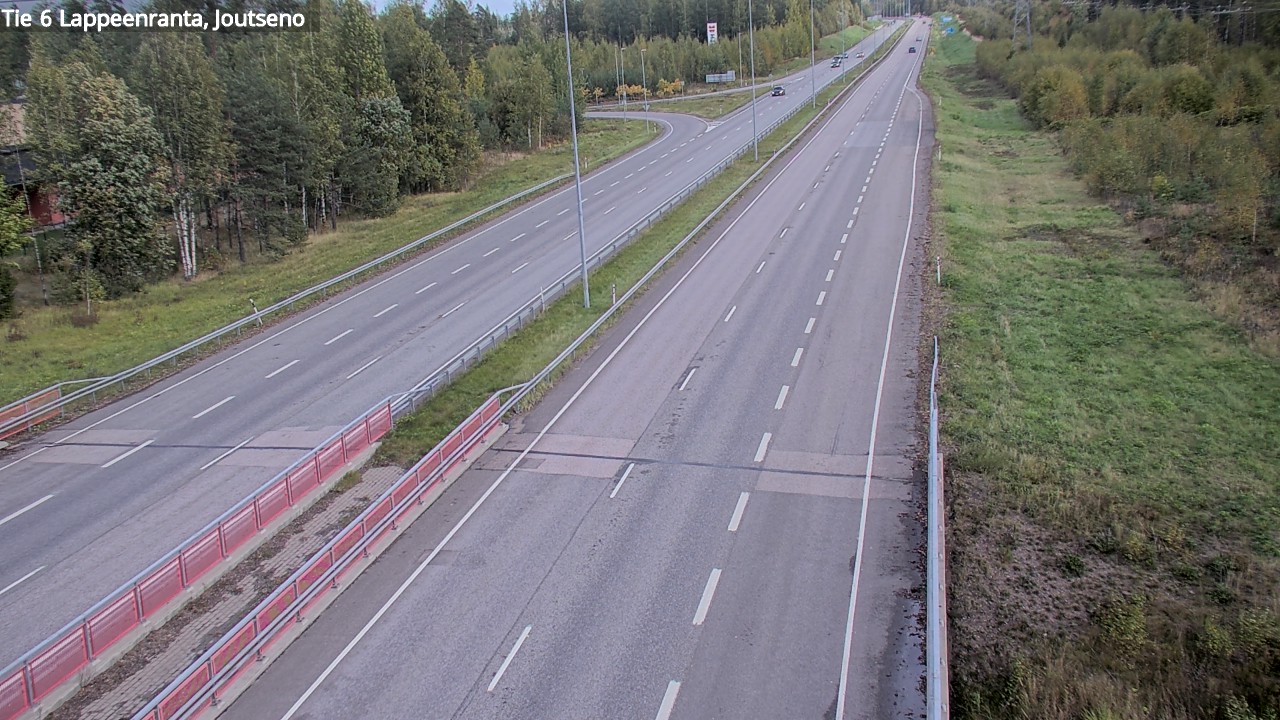 Weather Camera Image Road 6 Lappeenranta, Joutseno, Lappeenranta, Etelä-Karjala