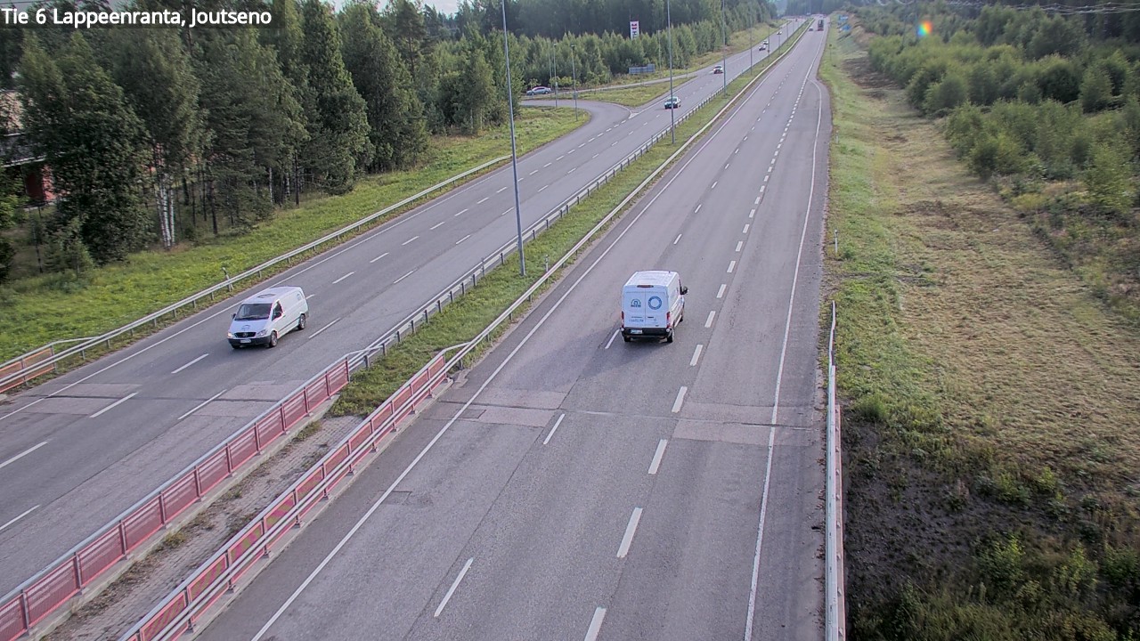 Weather Camera Image Road 6 Lappeenranta, Joutseno, Lappeenranta, Etelä-Karjala
