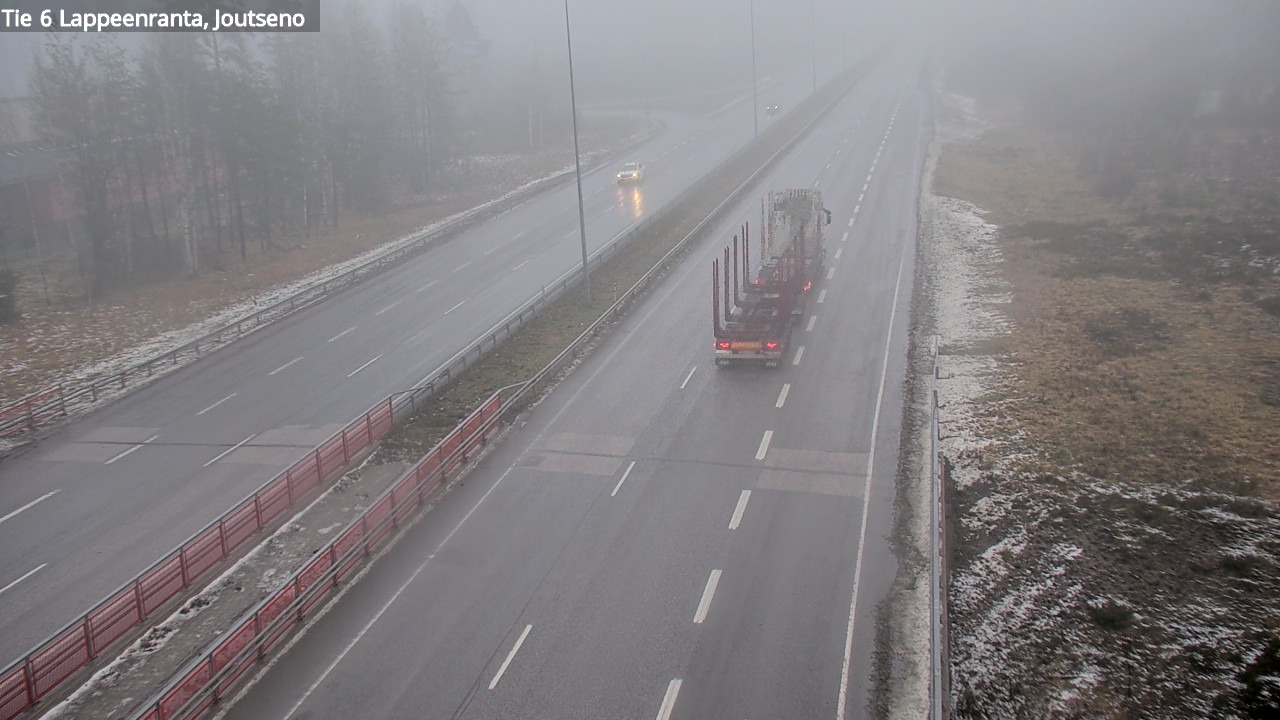 Weather Camera Image Väg 6 Villmanstrand, jotseno, Lappeenranta, Etelä-Karjala