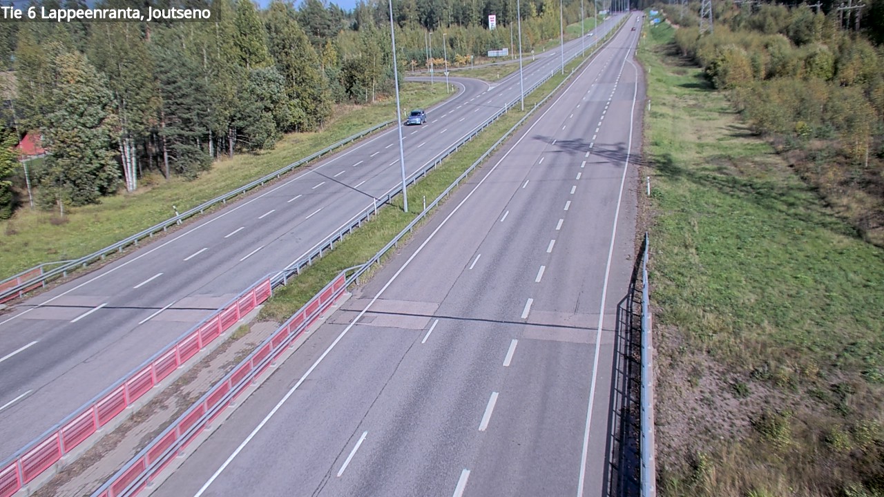 Weather Camera Image Road 6 Lappeenranta, Joutseno, Lappeenranta, Etelä-Karjala