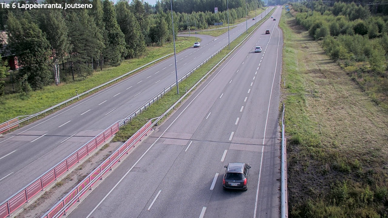 Weather Camera Image Road 6 Lappeenranta, Joutseno, Lappeenranta, Etelä-Karjala