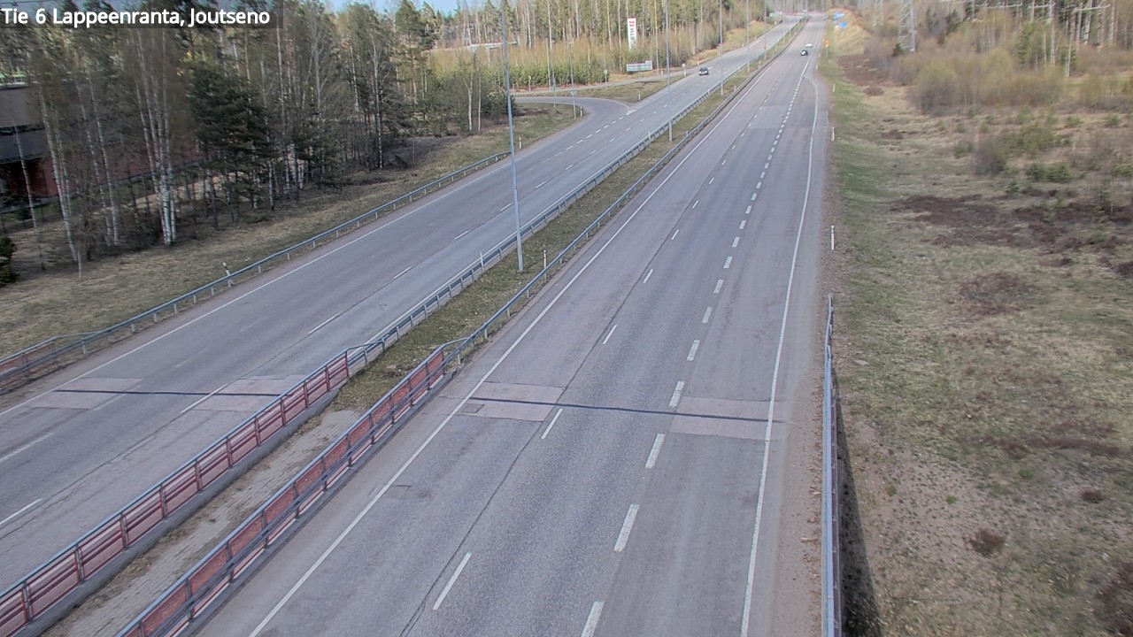 Weather Camera Image Väg 6 Villmanstrand, jotseno, Lappeenranta, Etelä-Karjala