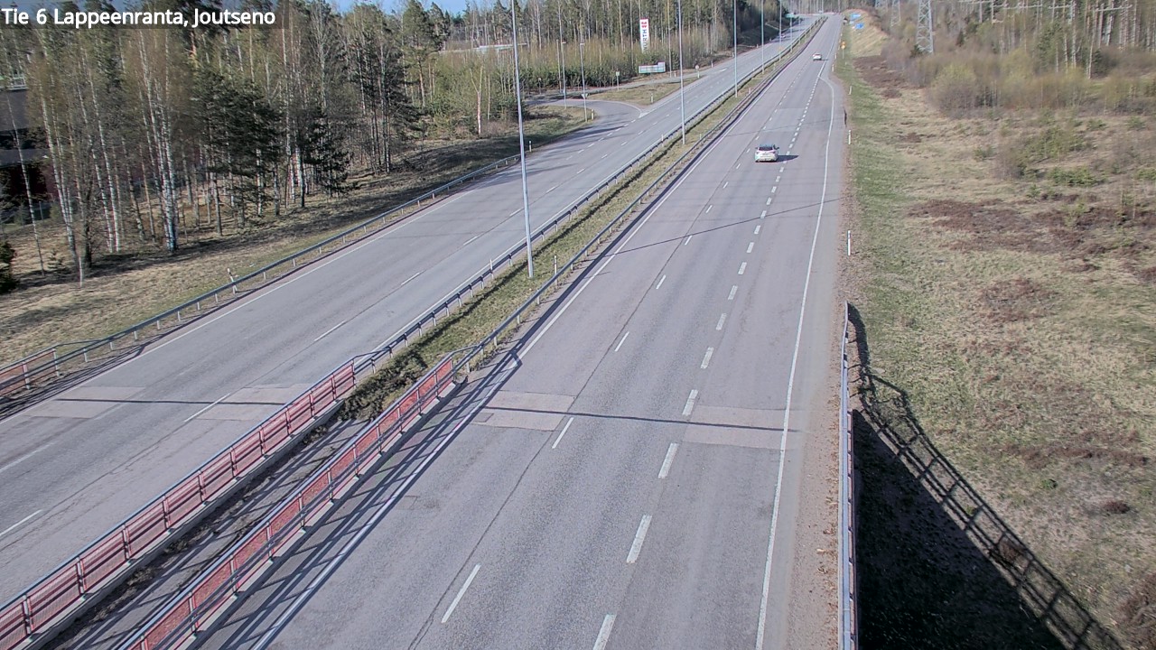 Weather Camera Image Väg 6 Villmanstrand, jotseno, Lappeenranta, Etelä-Karjala