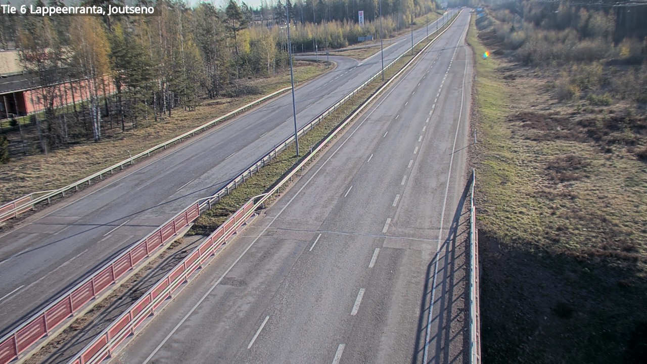 Weather Camera Image Väg 6 Villmanstrand, jotseno, Lappeenranta, Etelä-Karjala