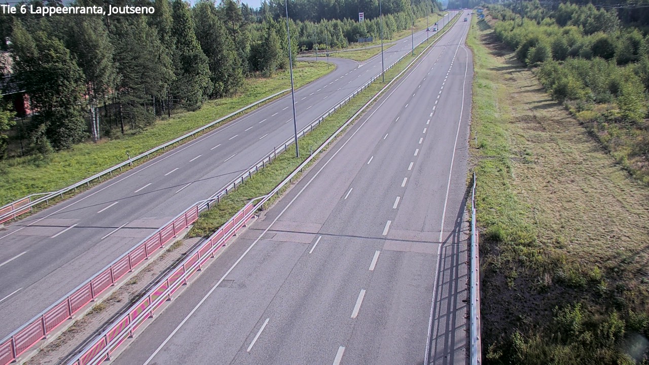 Weather Camera Image Road 6 Lappeenranta, Joutseno, Lappeenranta, Etelä-Karjala
