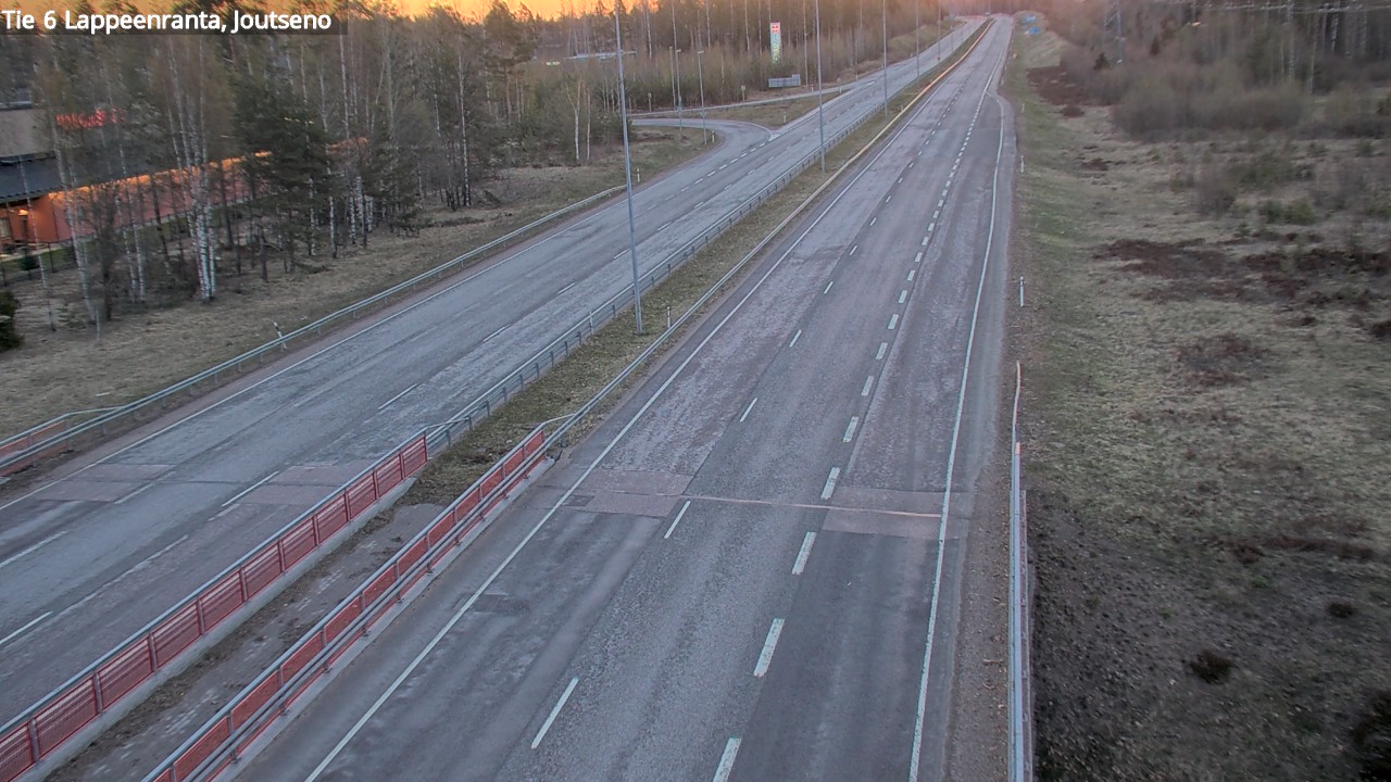 Weather Camera Image Väg 6 Villmanstrand, jotseno, Lappeenranta, Etelä-Karjala