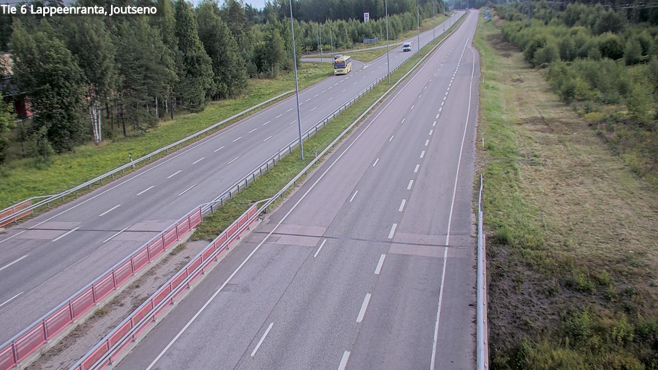 Weather Camera Image Road 6 Lappeenranta, Joutseno, Lappeenranta, Etelä-Karjala