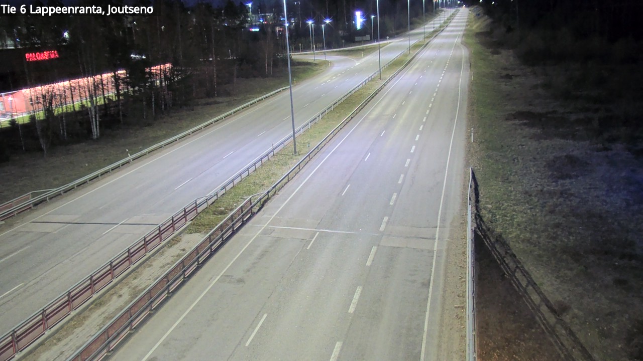 Weather Camera Image Väg 6 Villmanstrand, jotseno, Lappeenranta, Etelä-Karjala
