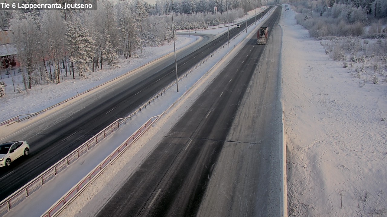 Weather Camera Image Road 6 Lappeenranta, Joutseno, Lappeenranta, Etelä-Karjala