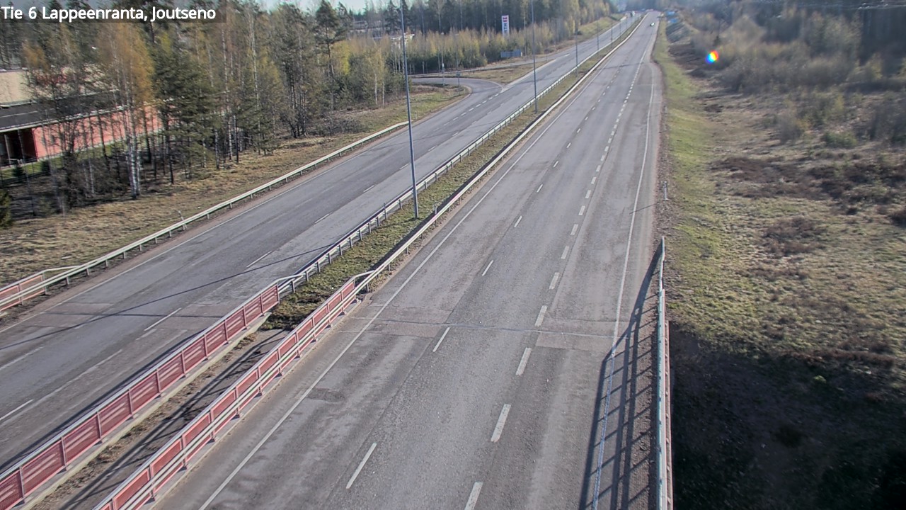 Weather Camera Image Väg 6 Villmanstrand, jotseno, Lappeenranta, Etelä-Karjala