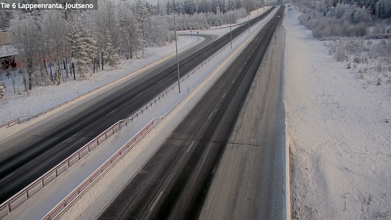 Weather Camera Image Road 6 Lappeenranta, Joutseno, Lappeenranta, Etelä-Karjala