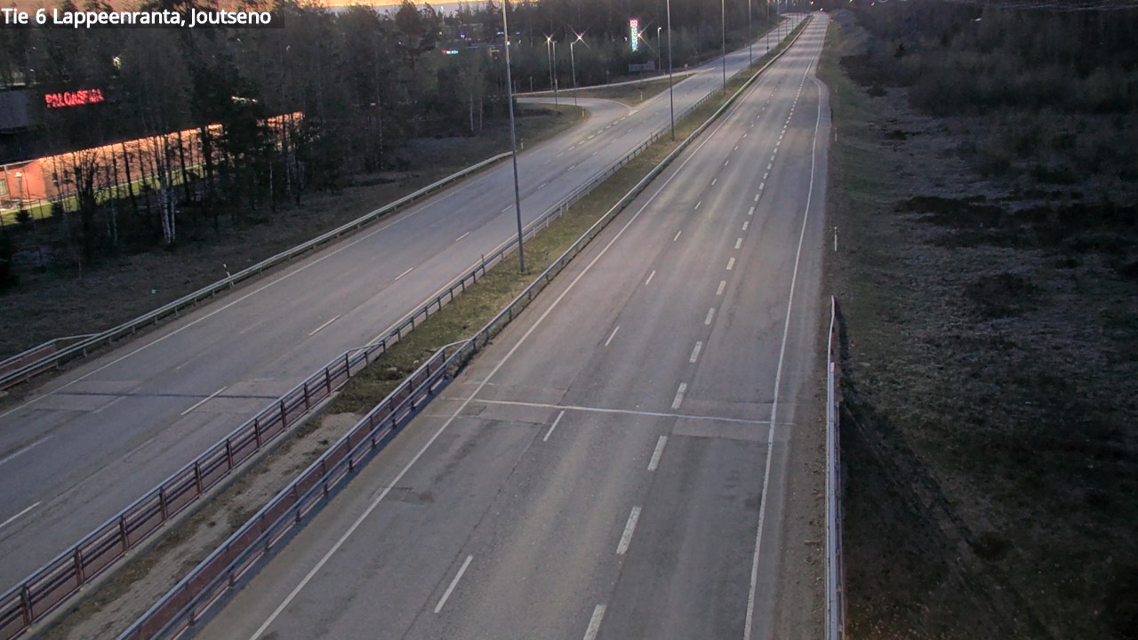 Weather Camera Image Road 6 Lappeenranta, Joutseno, Lappeenranta, Etelä-Karjala