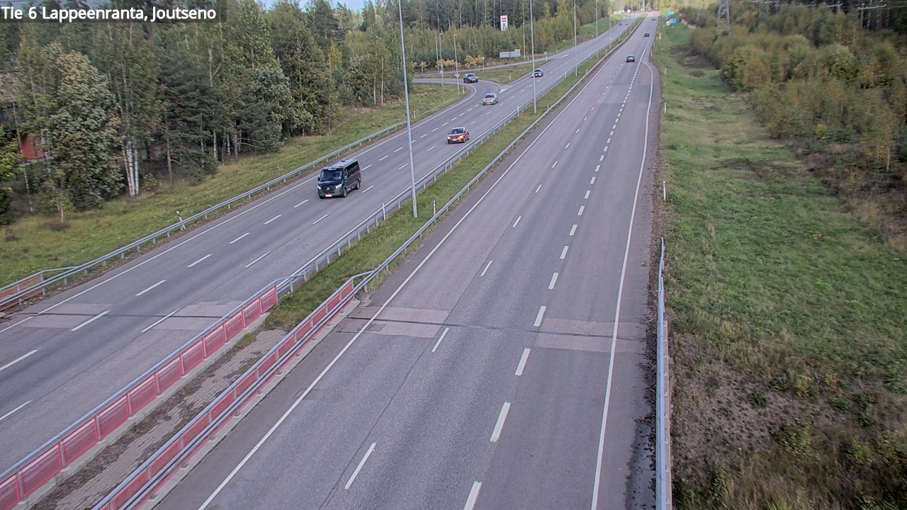 Weather Camera Image Road 6 Lappeenranta, Joutseno, Lappeenranta, Etelä-Karjala