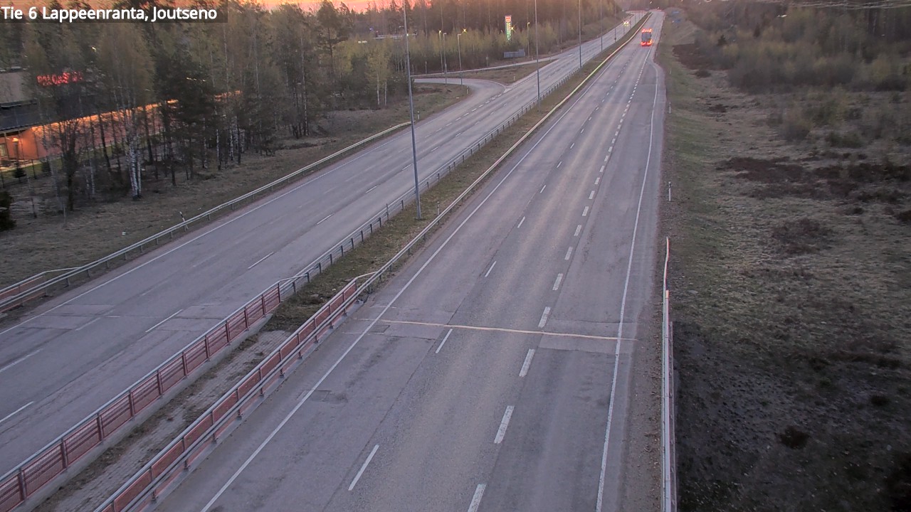 Weather Camera Image Road 6 Lappeenranta, Joutseno, Lappeenranta, Etelä-Karjala