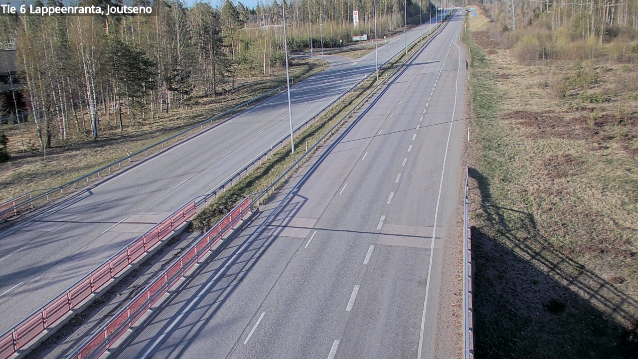 Weather Camera Image Väg 6 Villmanstrand, jotseno, Lappeenranta, Etelä-Karjala