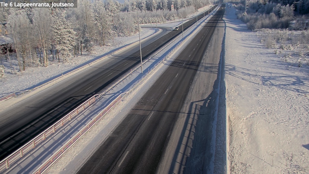 Weather Camera Image Road 6 Lappeenranta, Joutseno, Lappeenranta, Etelä-Karjala