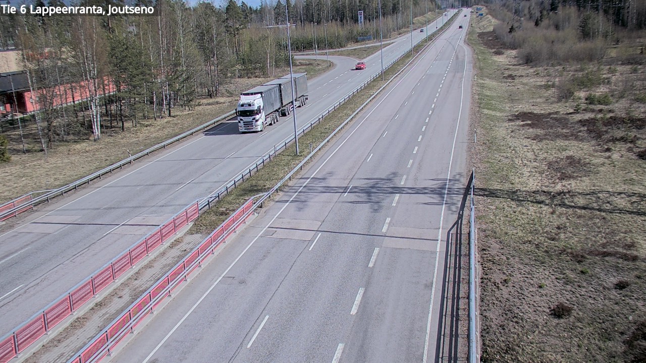 Weather Camera Image Väg 6 Villmanstrand, jotseno, Lappeenranta, Etelä-Karjala
