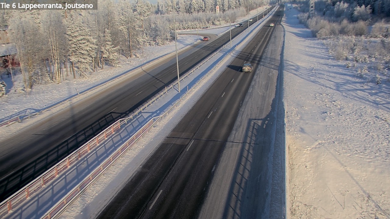 Weather Camera Image Road 6 Lappeenranta, Joutseno, Lappeenranta, Etelä-Karjala