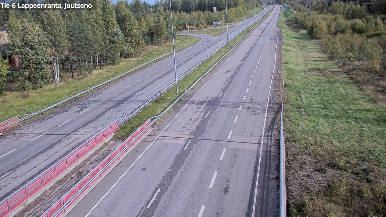 Weather Camera Image Road 6 Lappeenranta, Joutseno, Lappeenranta, Etelä-Karjala