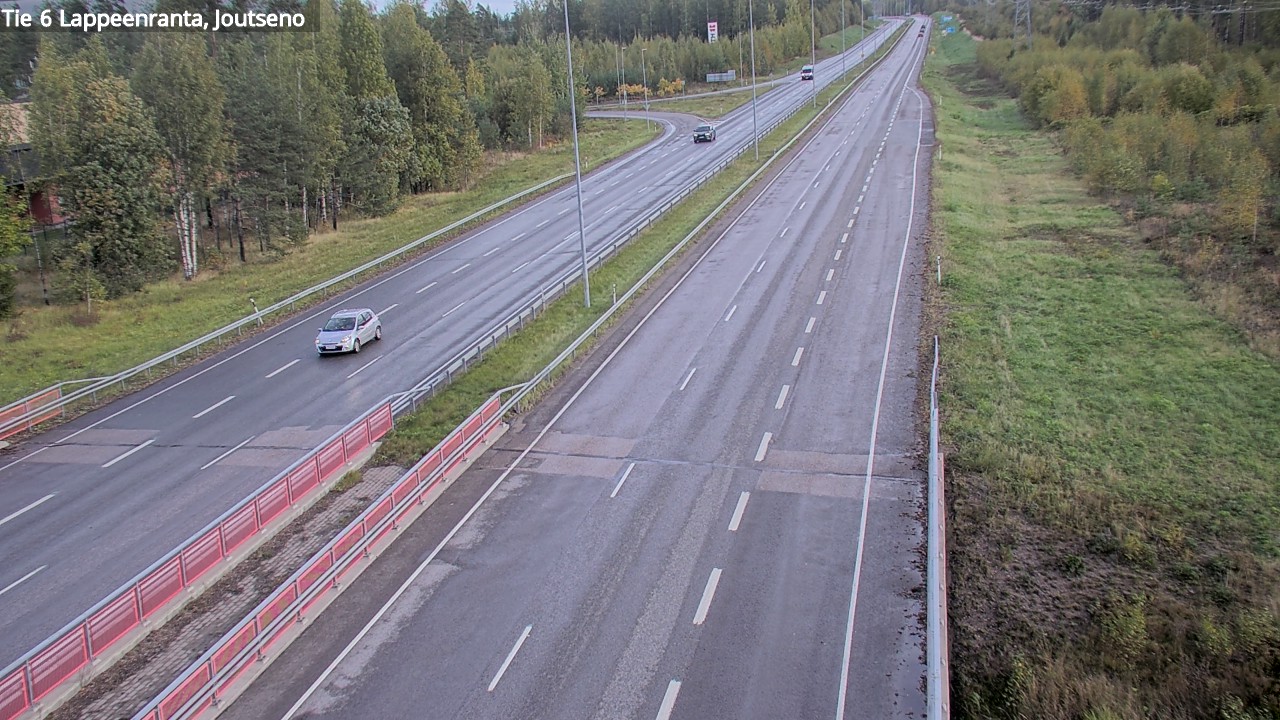 Weather Camera Image Road 6 Lappeenranta, Joutseno, Lappeenranta, Etelä-Karjala
