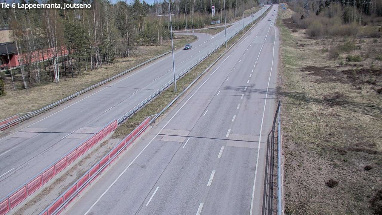 Weather Camera Image Väg 6 Villmanstrand, jotseno, Lappeenranta, Etelä-Karjala