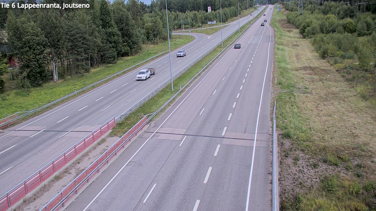 Weather Camera Image Väg 6 Villmanstrand, jotseno, Lappeenranta, Etelä-Karjala