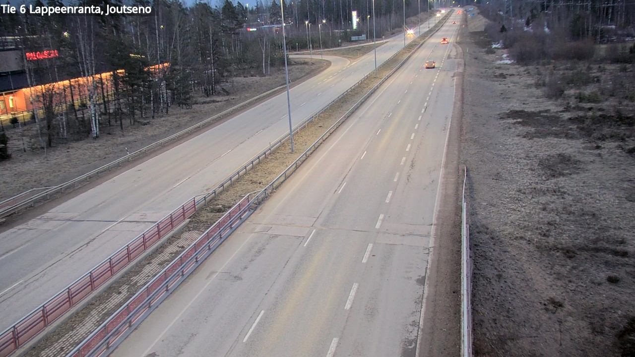 Weather Camera Image Road 6 Lappeenranta, Joutseno, Lappeenranta, Etelä-Karjala