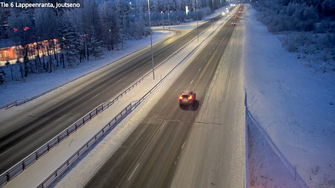 Weather Camera Image Road 6 Lappeenranta, Joutseno, Lappeenranta, Etelä-Karjala