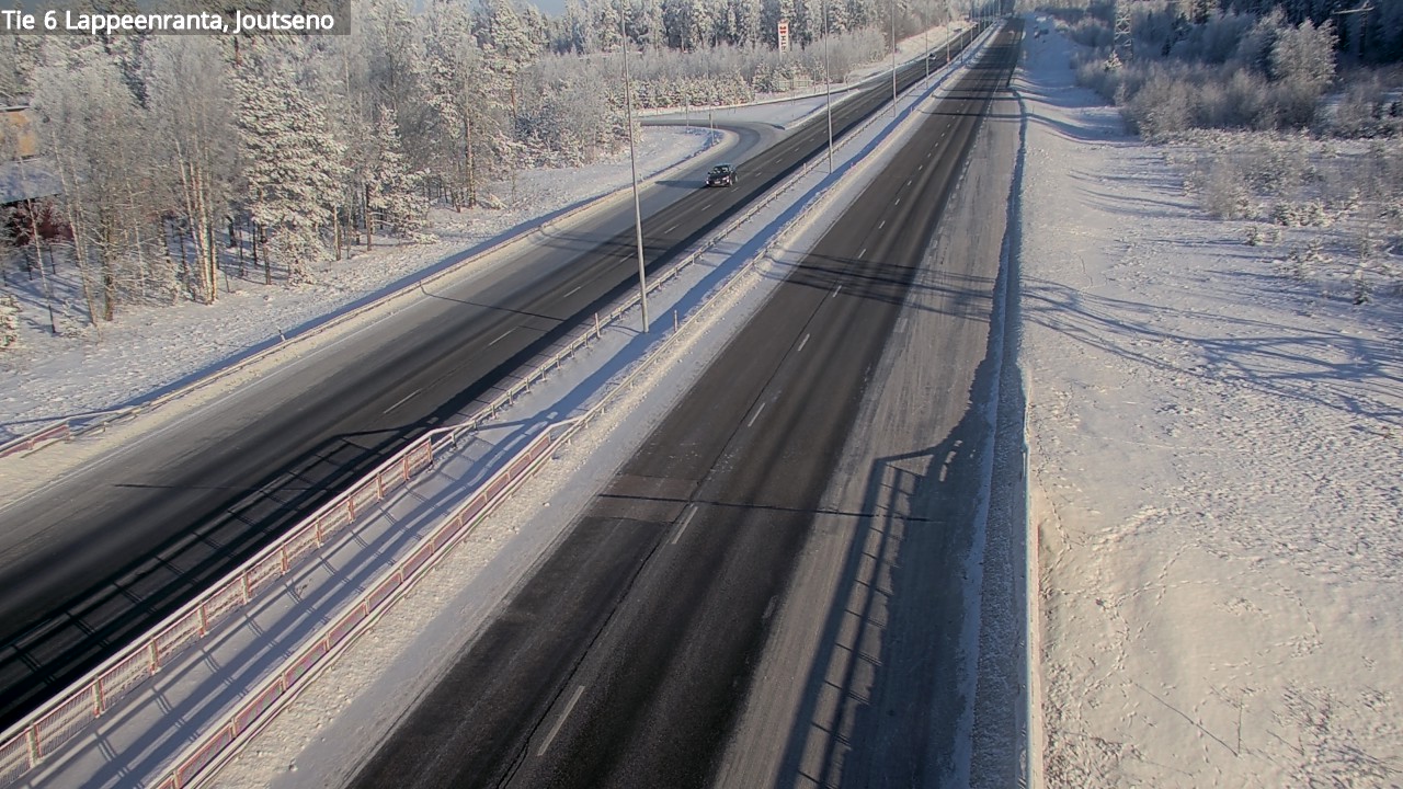 Weather Camera Image Road 6 Lappeenranta, Joutseno, Lappeenranta, Etelä-Karjala