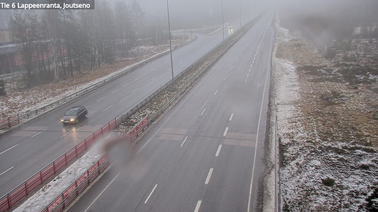 Weather Camera Image Väg 6 Villmanstrand, jotseno, Lappeenranta, Etelä-Karjala