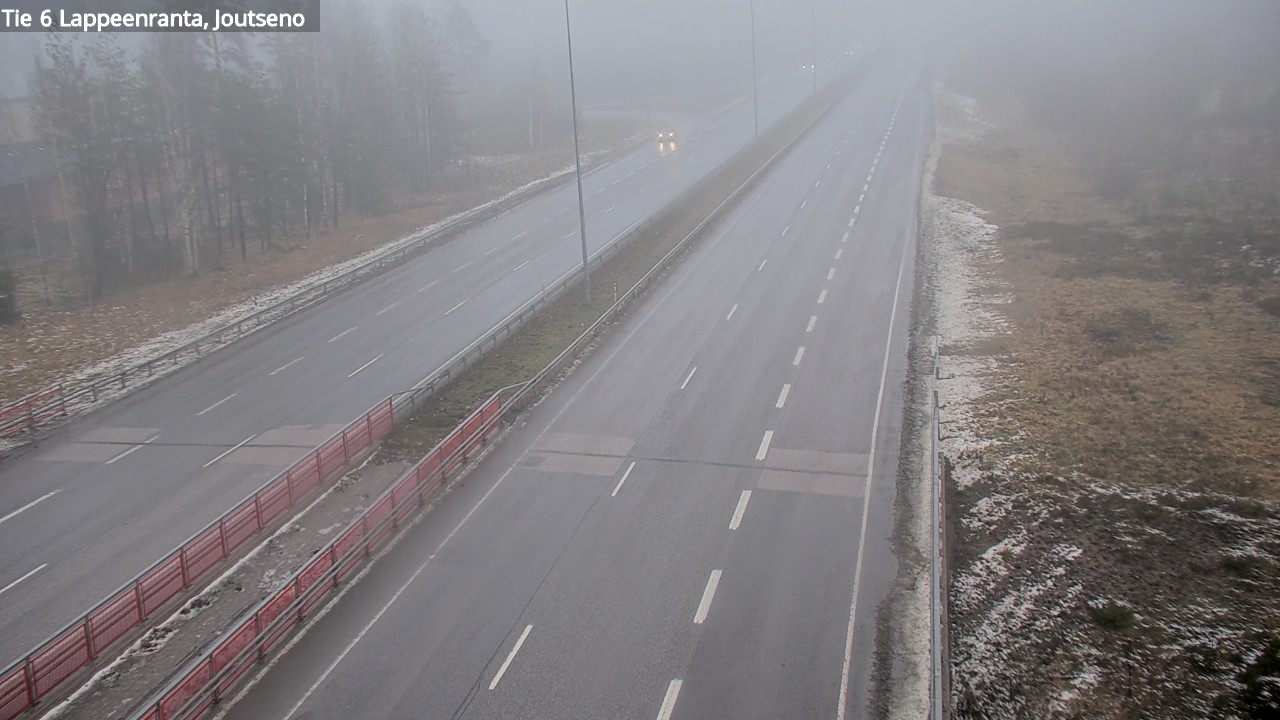 Weather Camera Image Väg 6 Villmanstrand, jotseno, Lappeenranta, Etelä-Karjala