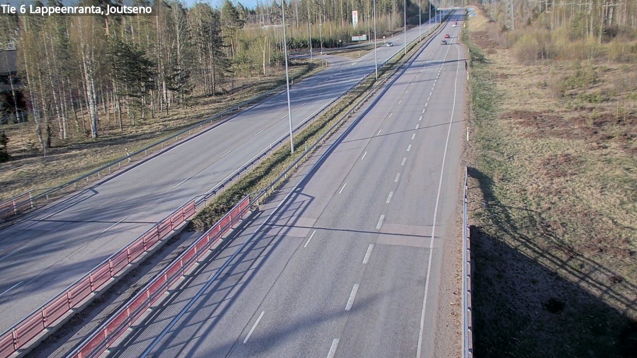 Weather Camera Image Väg 6 Villmanstrand, jotseno, Lappeenranta, Etelä-Karjala