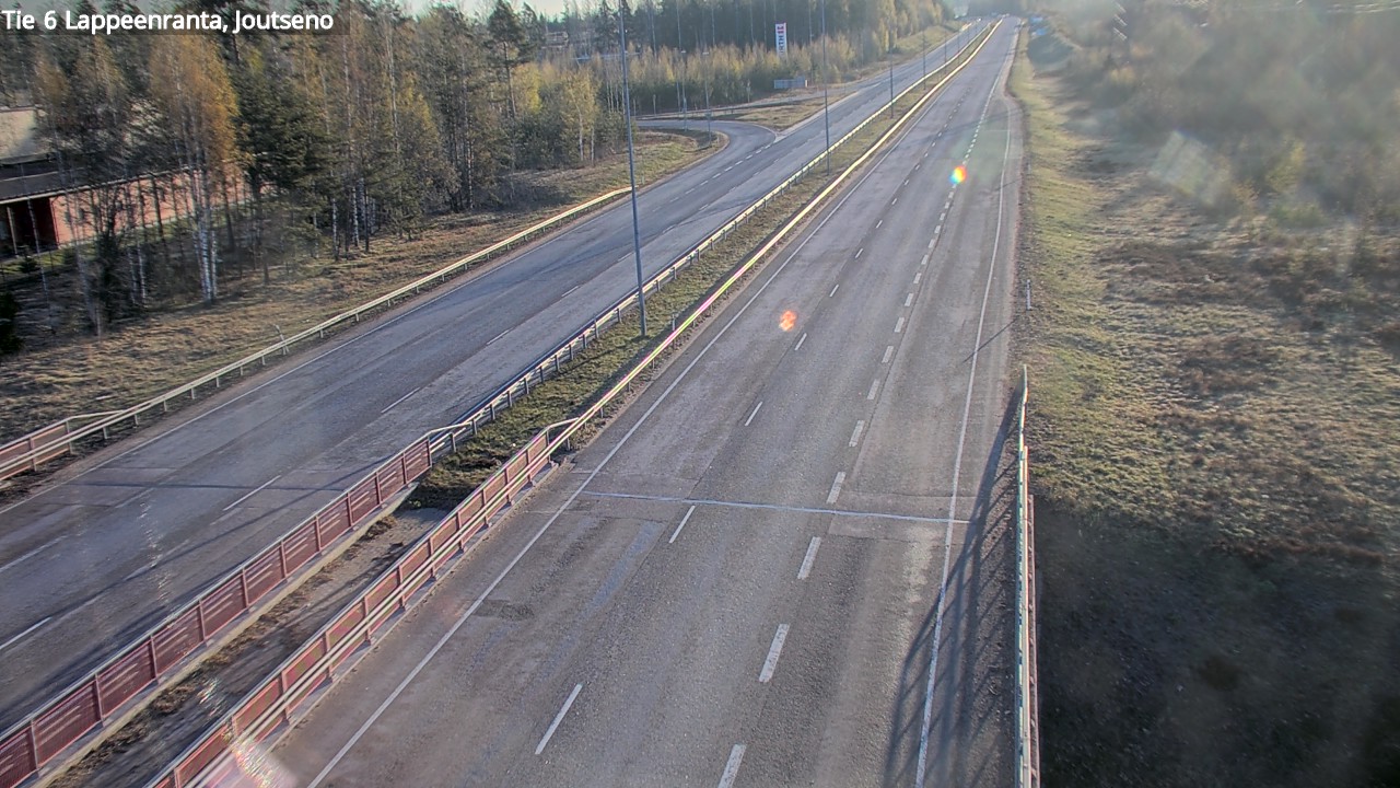 Weather Camera Image Väg 6 Villmanstrand, jotseno, Lappeenranta, Etelä-Karjala